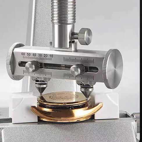 Bench Watch Case Opener，5700 Watch Caseback Opener with 6 Sets Steel Case Opener Head，6 Sets of Fixed Clockwork Molds，All Stainless Steel Base is Suitable for Watchmaker to Open and Close the Watch Back Cover in Saudi Arabia