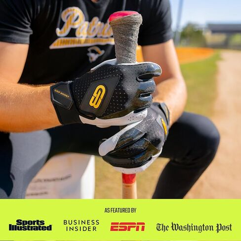 Grip Boost Loaded Baseball Batting Gloves with Boost Plus Leather - Adult and Youth Sizes in Kuwait