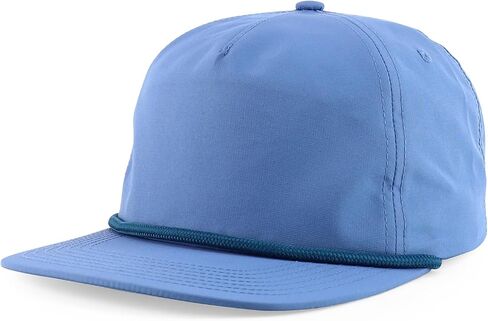 Trendy Apparel Shop 5 Panel Unstructured Perfomance Snapback Cap with Rope in Kuwait