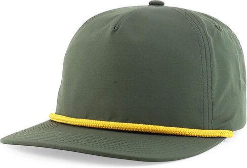 Trendy Apparel Shop 5 Panel Unstructured Perfomance Snapback Cap with Rope in Kuwait