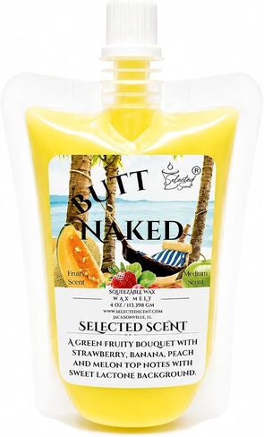 Butt Naked Squeezable Wax Melt Fun with Fruit-8 Ounces in Saudi Arabia
