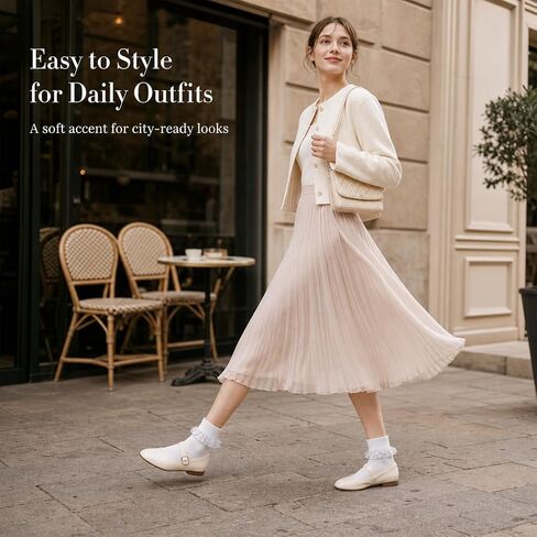 Women Sweet Lace Ruffle Turn Cuff Ankle Socks White Cotton Casual Socks with Pink Sheer Ribbon Frill for Daily Bride in Kuwait