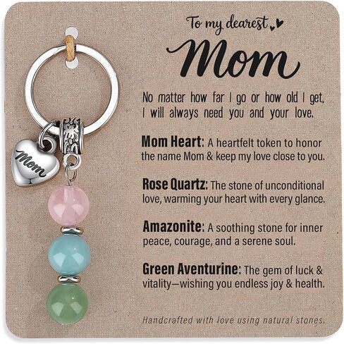 Quietsun Gifts for Mom from Daughter Son Mom Birthday Gifts Keychain Key Chains Women Cute Mothers Day Great Personalized Best Mom Ever Mama Gift Presents Who Has Everything Christmas Valentines in Saudi Arabia