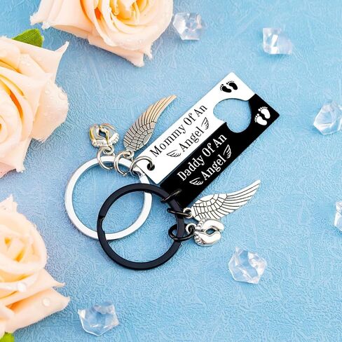 Miscarriage Gifts for Mothers Miscarriage Gift for Dad Loss Memorial Keychain Loss of Baby Memorial Gifts Sympathy Gift for Infant Lost Pregnancy Baby Remembrance Grieving Present in Saudi Arabia