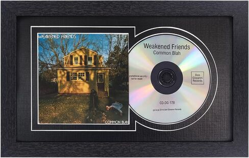 GMFrames CD Display Frame with Real Glass,Signed CD Music Frame for for Disc and Booklet,Wall and Tabletop,Black Mat in Saudi Arabia