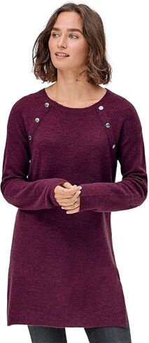 ellos Plus Size Button-Trim Sweater Tunic in Saudi Arabia