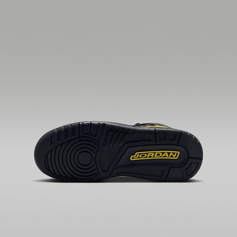 Jordan Spizike Low Big Kids' Shoes (Black/Speed Yellow/Speed Yellow/Black) in Kuwait