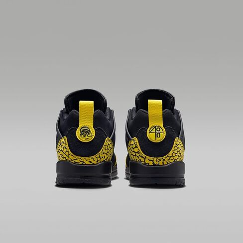 Jordan Spizike Low Big Kids' Shoes (Black/Speed Yellow/Speed Yellow/Black) in Kuwait