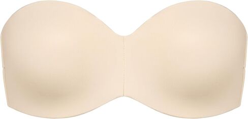 HACI Women's Minimizer Strapless Bra Anti-Slip Underwire Bandeau for Plus Size Seamless Support in Saudi Arabia