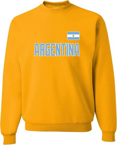 سويت شيرت رجالي من Go All Out Team Argentina Flag Pride برقبة دائرية in Kuwait