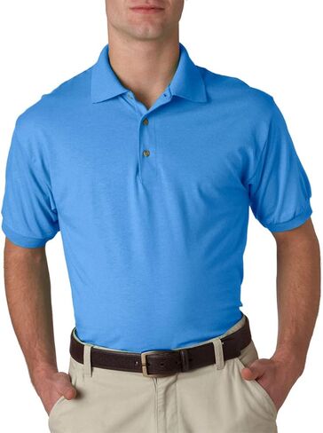 Gildan G880 5.6 Ounce DryBlend 50/50 Jersey Polo - Carolina Blue - Large in Kuwait