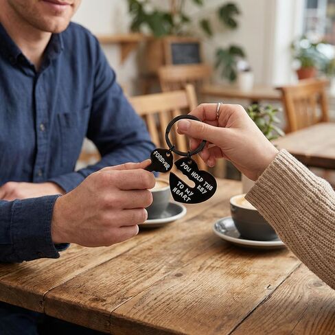 You Hold The Key To My Heart Matching Keychains, Valentine's Gifts for Couple, Boyfriend, Girlfriend, Lovers Charms in Saudi Arabia