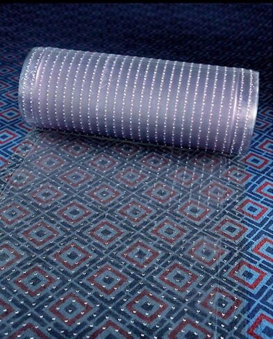 Clear Plastic Runner Rug and Carpet Protector mat Multi-Grip (26in x 60in) in Saudi Arabia