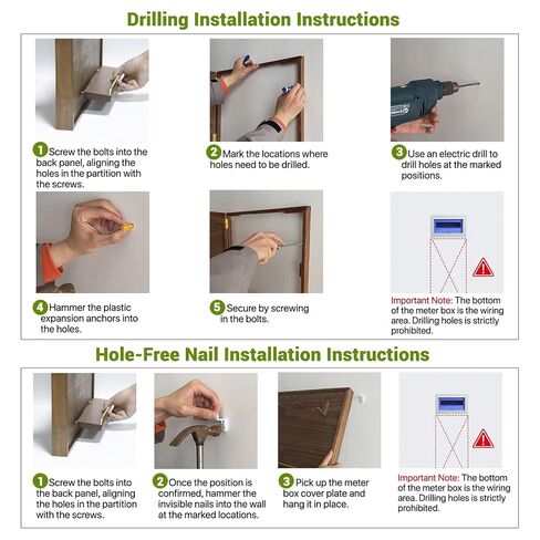 Electrical Panel Cover Decorative Wall Mounted Breaker Box Cover Wood Hidden Meter Box with Shelf Hooks Fuse Boxs Covers Cabinet Brown Flip Up Meter Switchs Boxs for Home(Vertical Layout,27.5x24) in Kuwait