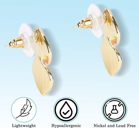 Blue Pink Earrings，Pregnant Women Dress T-Shirt Decorations，Gender Reveal Idea， Baby Shower Party， Mom Wife Gift – by ZouYee in Saudi Arabia