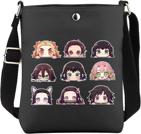 Demon Anime Themed Gift Demon Anime Inspired Crossbody Bag Animes Merch in Kuwait