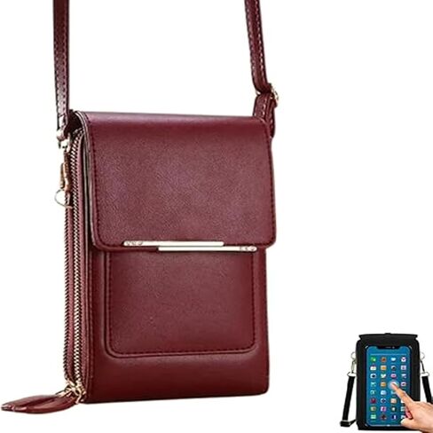 Crossbody Phone Wallet Purse for Women, Touch Screen Cell Phone Bag in Saudi Arabia