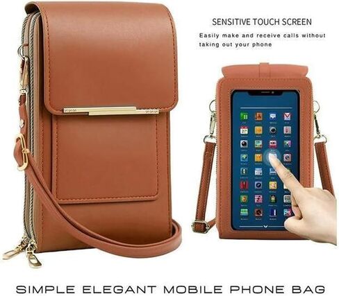 Crossbody Phone Wallet Purse for Women, Touch Screen Cell Phone Bag in Saudi Arabia