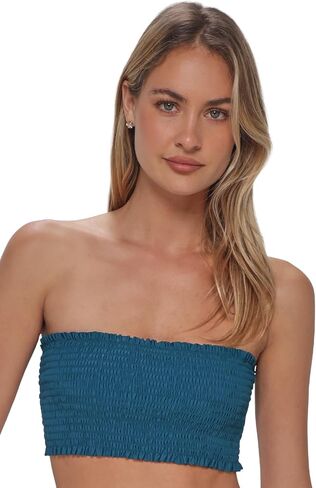 Swim Systems Kali Tube Top Women's Swimsuit Smocked Bikini Top in Saudi Arabia