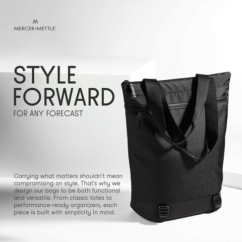 Mercer+Mettle Convertible Tote | Convertible Tote Backpack for Work & Travel, Durable Construction, Padded Laptop Sleeve in Saudi Arabia