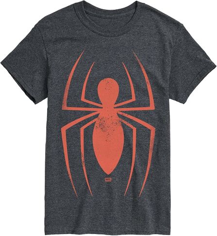 Marvel - Spider-Man Faded Logo - Men's Short Sleeve Graphic T-Shirt in Kuwait