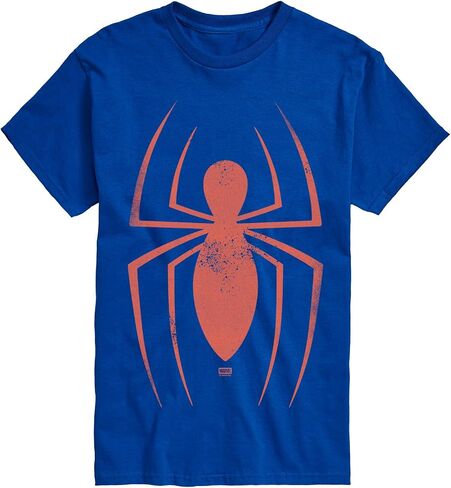 Marvel - Spider-Man Faded Logo - Men's Short Sleeve Graphic T-Shirt in Kuwait