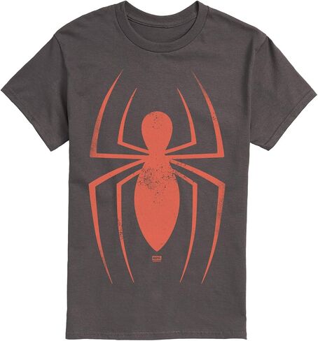 Marvel - Spider-Man Faded Logo - Men's Short Sleeve Graphic T-Shirt in Kuwait