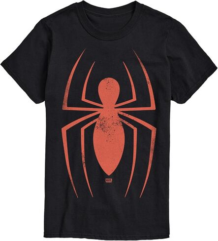 Marvel - Spider-Man Faded Logo - Men's Short Sleeve Graphic T-Shirt in Kuwait