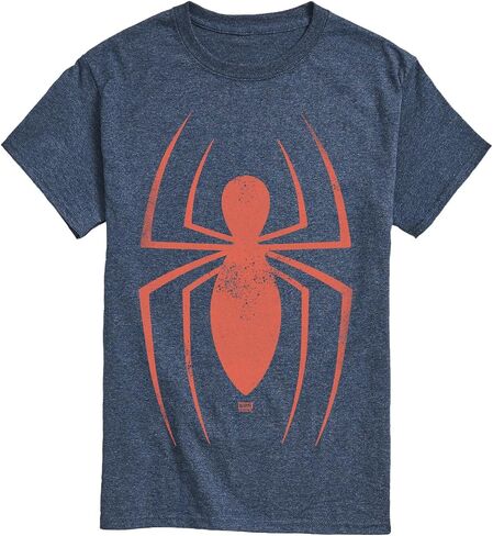 Marvel - Spider-Man Faded Logo - Men's Short Sleeve Graphic T-Shirt in Kuwait