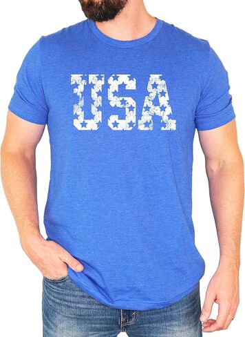 Vintage USA Shirt for Men & Women Patriotic Stars USA T-Shirt in Saudi Arabia