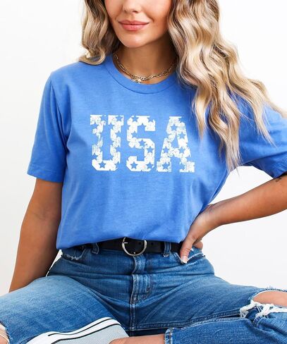 Vintage USA Shirt for Men & Women Patriotic Stars USA T-Shirt in Saudi Arabia