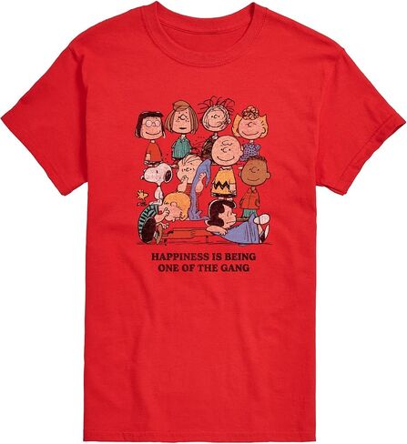 Peanuts - One of The Gang - تي شيرت برسومات بأكمام قصيرة للرجال in Kuwait