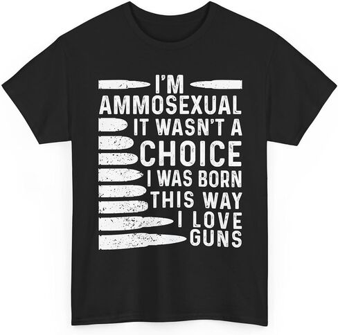 قميص Guns Owner، I'm Ammo-Sexual I Love Guns National Gun Tee للرجال والأب in Kuwait