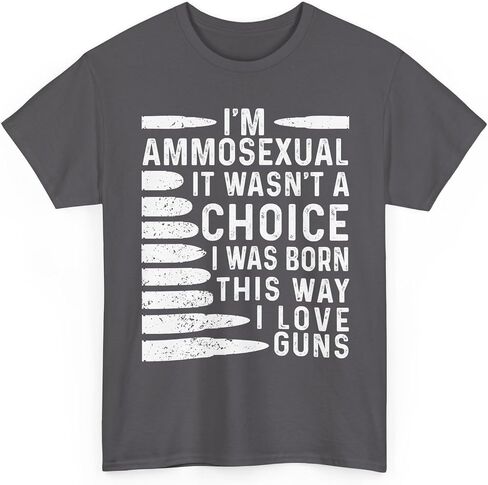 قميص Guns Owner، I'm Ammo-Sexual I Love Guns National Gun Tee للرجال والأب in Kuwait