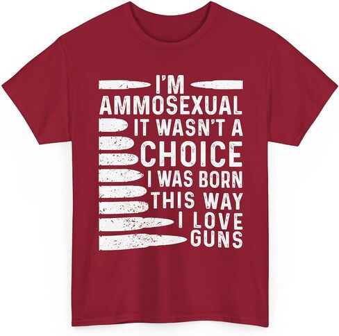 قميص Guns Owner، I'm Ammo-Sexual I Love Guns National Gun Tee للرجال والأب in Kuwait