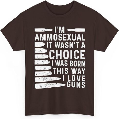 قميص Guns Owner، I'm Ammo-Sexual I Love Guns National Gun Tee للرجال والأب in Kuwait