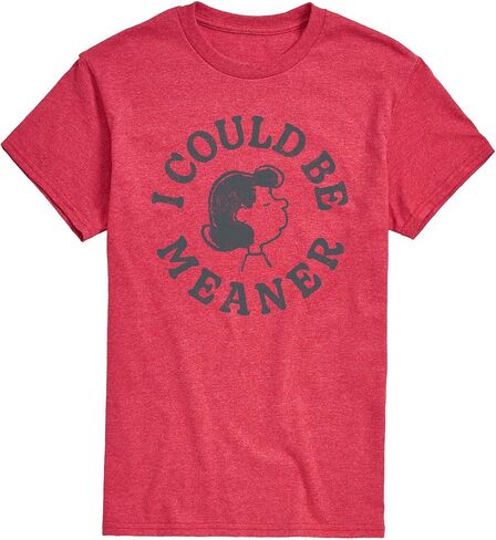 Peanuts - I Could Be Meaner Lucy - Men's Short Sleeve Graphic T-Shirt in Kuwait