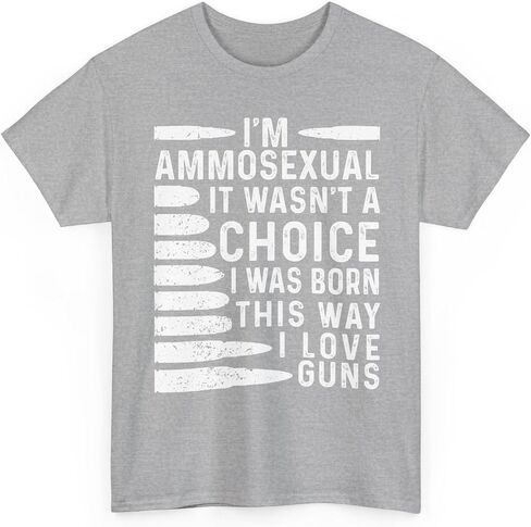 قميص Guns Owner، I'm Ammo-Sexual I Love Guns National Gun Tee للرجال والأب in Kuwait