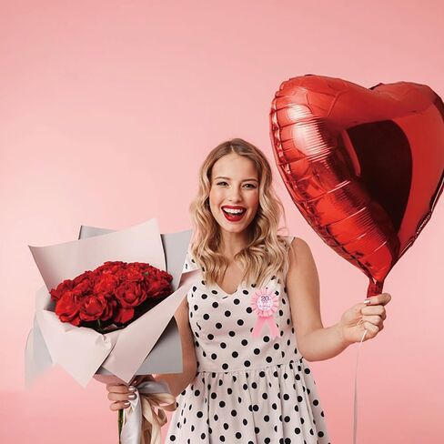 دبوس شارة صفيح لعيد الميلاد العشرين من Pink Bow، دبوس زر لفتاة عيد الميلاد العشرين من Rosette باللون الوردي، وقوس Coquette عشرون جائزة شريط بروش لوازم الحفلات in Kuwait