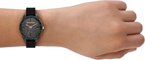 Skechers Women's Carmelina Analog Black Silicone Watch (Model: SR6334) in Kuwait