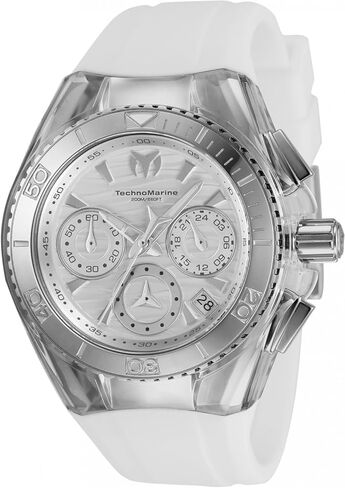 TechnoMarine Cruise Chronograph Quartz Silver Dial Ladies Watch TM-120033 in Kuwait