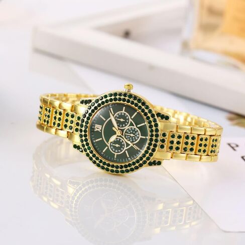7 Pcs Women Simple Crystal Roman Numerals Scale Dial Analog Quartz Wrist Watches Wholesale Watches in Kuwait