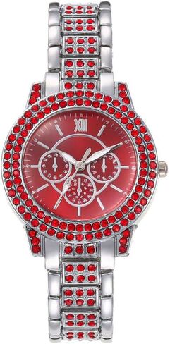 7 Pcs Women Simple Crystal Roman Numerals Scale Dial Analog Quartz Wrist Watches Wholesale Watches in Kuwait