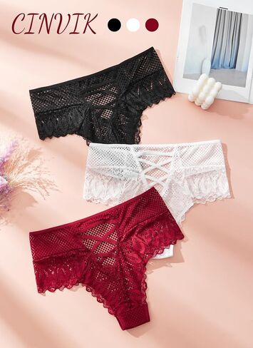 Women's Lace Seamless Underwear No Show Panties High Waisted Ladies Briefs Soft Stretch Invisible Briefs 6 Pack in Saudi Arabia