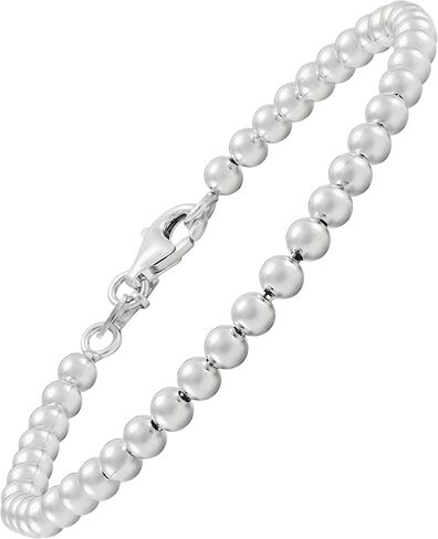 Silpada 'Beaded Features' Bracelet in Sterling Silver, 7.5" (4mm) in Kuwait