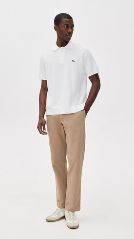 Lacoste Men's Textured Knit Polo in Kuwait