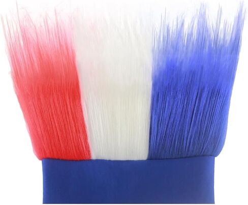 Patriotic Hairy Headband, 4th of July Hair Accessories Wig for Sports Events Parades Independence Day Parties Cosplay Costume in Kuwait