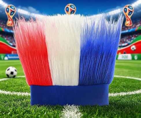 Patriotic Hairy Headband, 4th of July Hair Accessories Wig for Sports Events Parades Independence Day Parties Cosplay Costume in Kuwait