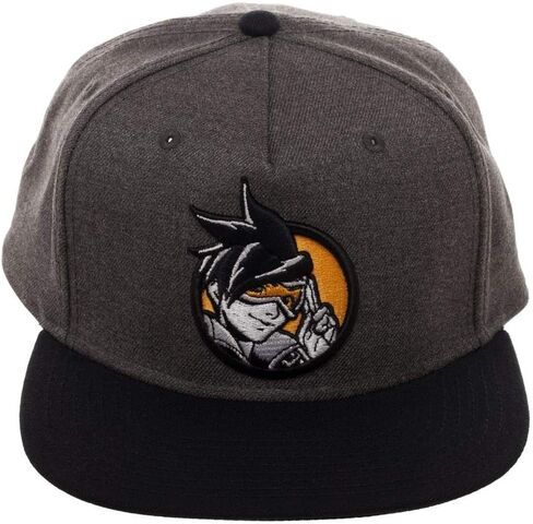 قبعة Overwatch Tracer Snapback باللون الرمادي القياسي in Kuwait
