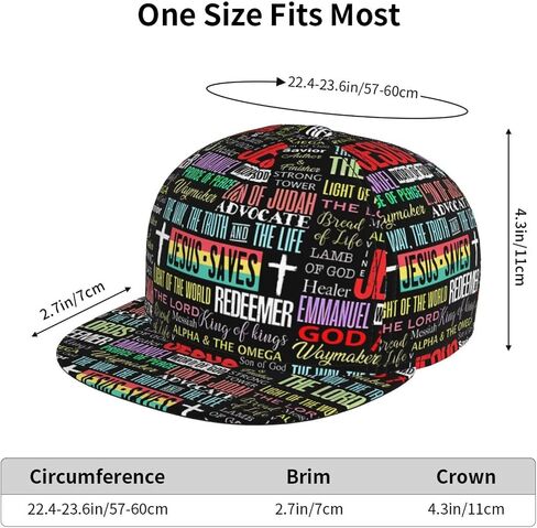 Jesus Baseball Cap for Men Adjustable Flat Bill Brim Cap for Travel Hiking and Outdoor Sports in Saudi Arabia